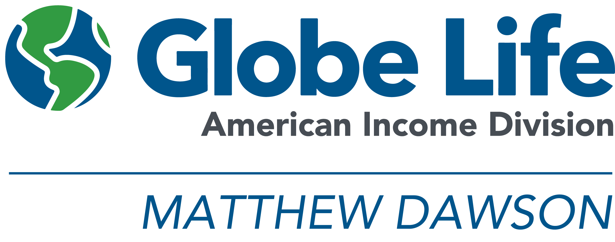 GlobeLife_MatthewDawson_Logo Globe Life American Income Life: Vena Organization Logo